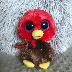 TY Beanie Boos RETIRED 2013 6" Turkey: Gobbles